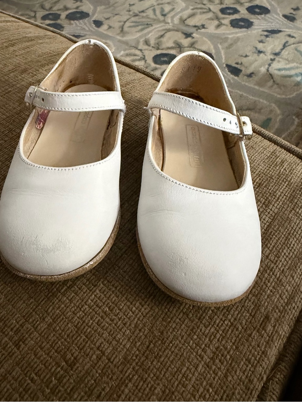 Little Capezio White Mary Jane Dress Shoes